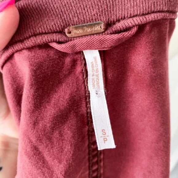 Free People Women's Pink and Red Jacket - Picture 6 of 8